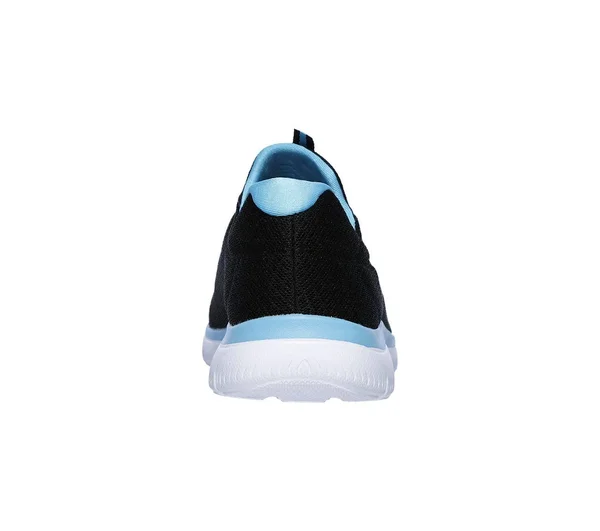 Skechers Sport Women's Summits Sneaker, Black/Turquoise