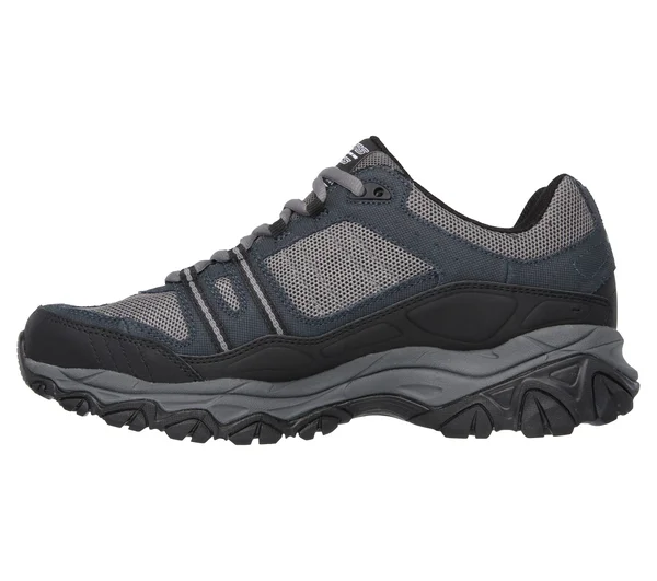 Skechers Men's After Burn Memory Fit Strike Off Sneaker, Navy/Gray