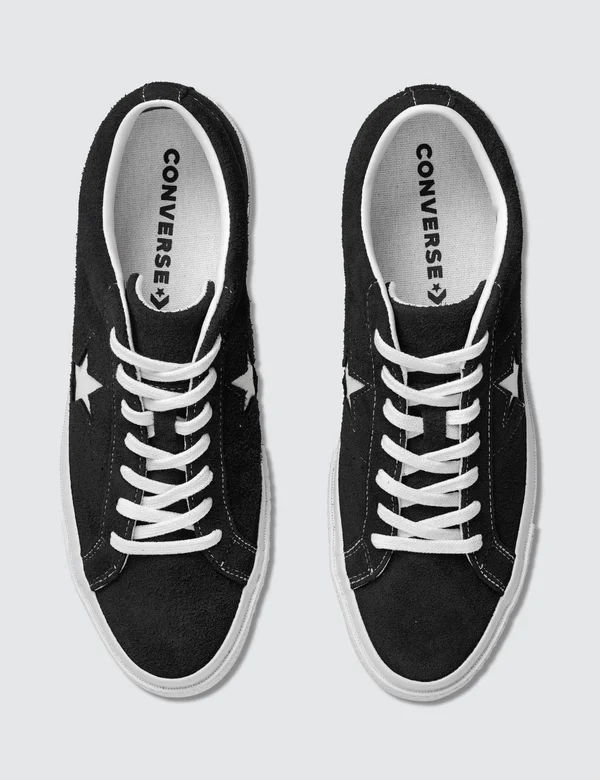 Converse Black Suede One Star Ox Sneakers
