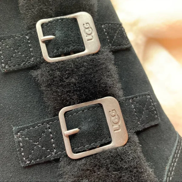 Ugg Shoes, Ugg Black Klea Boots Size 5, Color: Black/Silver, Size: 5, Mkbrodie&s Closet