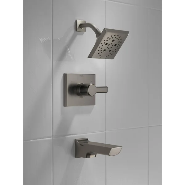 Delta T14499-SS Pivotal Monitor 14 Series H2Okinetic Tub and Shower Trim Stainless