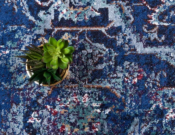 Unique Loom Assisi Augustus Rug (Navy Blue - 5& x 5& Round)