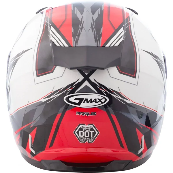 GMAX FF-49 Full-Face Rogue Helmet Matte Black/Hi-Vis Green 3X