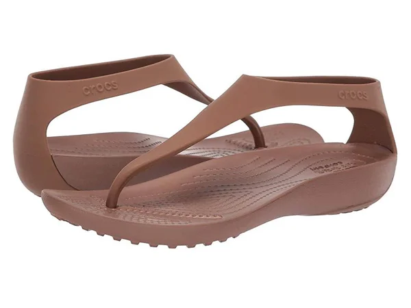Crocs Serena Flip (Bronze/Bronze) Women's Sandals