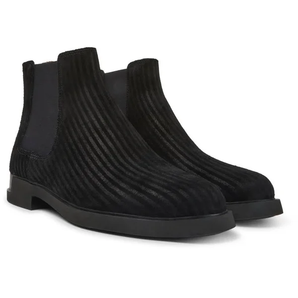 Camper Women Iman Nubuck Chelsea Boot - Black - EU 40