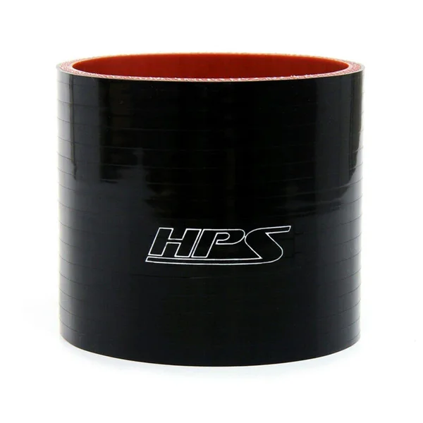 HPS 5.5 inch ID x 6 inch Long 6-Ply Reinforced High Temp Silicone Straight Coupler Hose Black