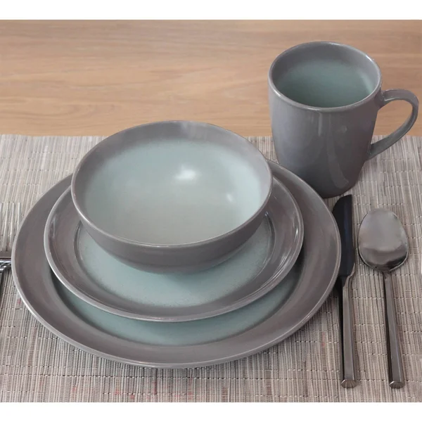 Baum Obi 16-Pc. Dinnerware Set Grey One Size
