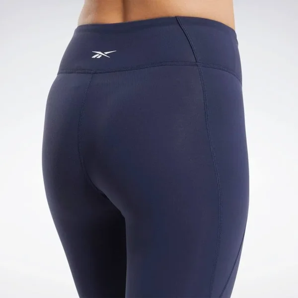 Reebok Women's Lux 2 Graphic Training Tights in Blue/Vector Navy Size X-Small - Polyester/Spandex/Jacquard