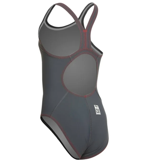 TYR tpsa6a Women's Thresher Aeroback Swimsuit - Grey/Red, 20