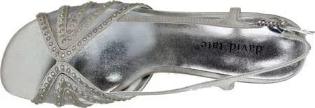 David Tate Women's Sizzle Slingback, Size: 6.5, Silver