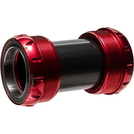 Chris King ThreadFit T47 30X Bottom Bracket Stainless Red