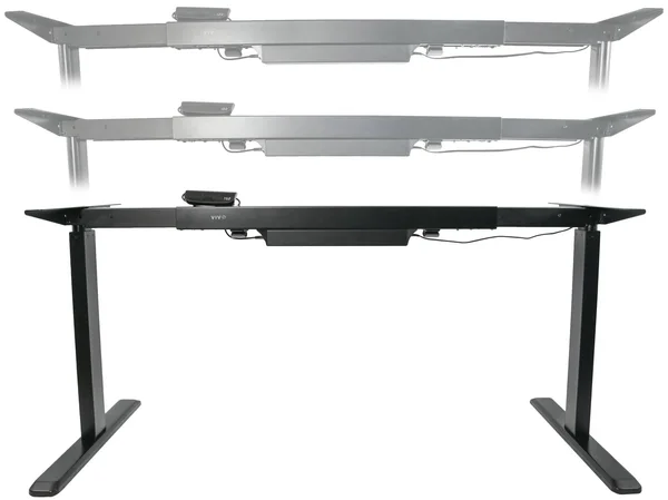 Vivo Black Electric Stand Up Desk Frame Workstation - Single Motor