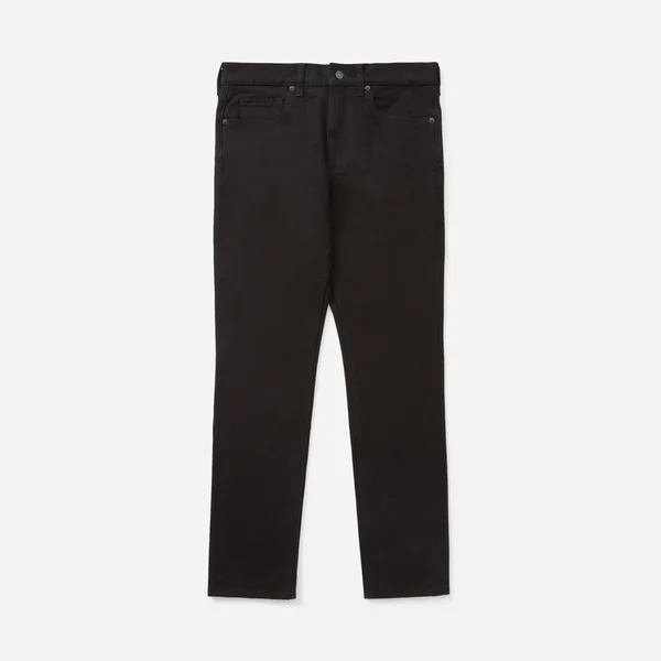 Men's Slim 4-Way Stretch Organic Jean - Uniform by Everlane in Black, Size 32x30