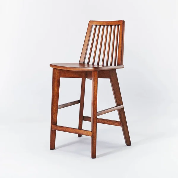 Threshold Designed w/STUDIO McGee Linden Modified Windsor Wood Counter Height Barstool Walnut - Threshold Designed with Studio M