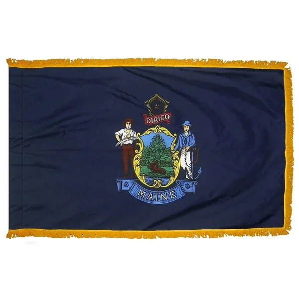 Annin Nylon Maine Indoor State Flag - 3 x 5 ft