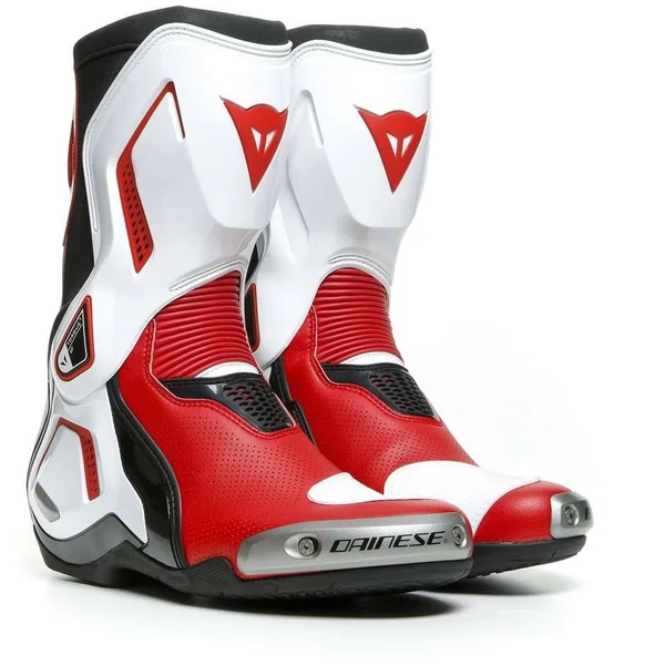 Dainese Torque 3 Out Air Motorcycle Racing Boots Black White Size 41