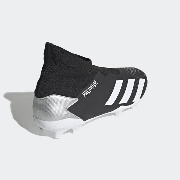 Adidas Predator Mutator 20.3 Laceless Firm Ground Cleats Black 4 - Mens Soccer Cleats