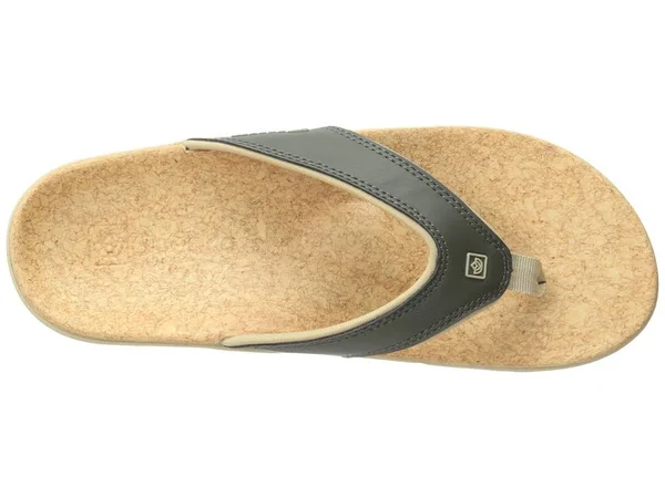 Spenco Yumi Leather - Men's Orthotic Sandals Dark Olive - Khaki - 10