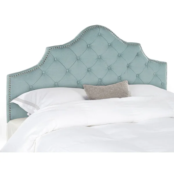 Safavieh Arebelle Sky Blue Twin Tufted Headboard