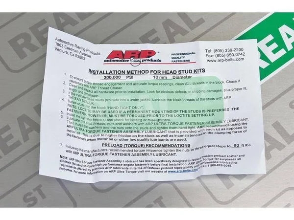 ARP 218-4702 Mazda 03 Head Stud Kit