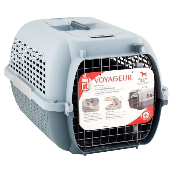 Dogit Voyageur Model 300 - Gray, Large