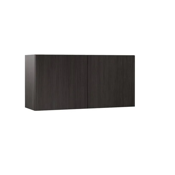 Hampton Bay Designer Series Edgeley Assembled 36x18x12 in. Wall Bridge Kitchen Cabinet in Thunder