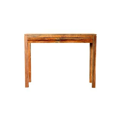 Huggard 42x22 Solid Wood Console Table Loon Peak