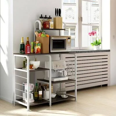 Christina 35.4 Baker&s Rack Prep & Savour Color: Black