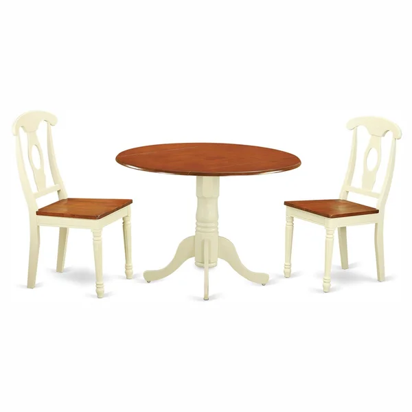 3-Piece Dining Set with Dining Table and 2 Dining Chairs