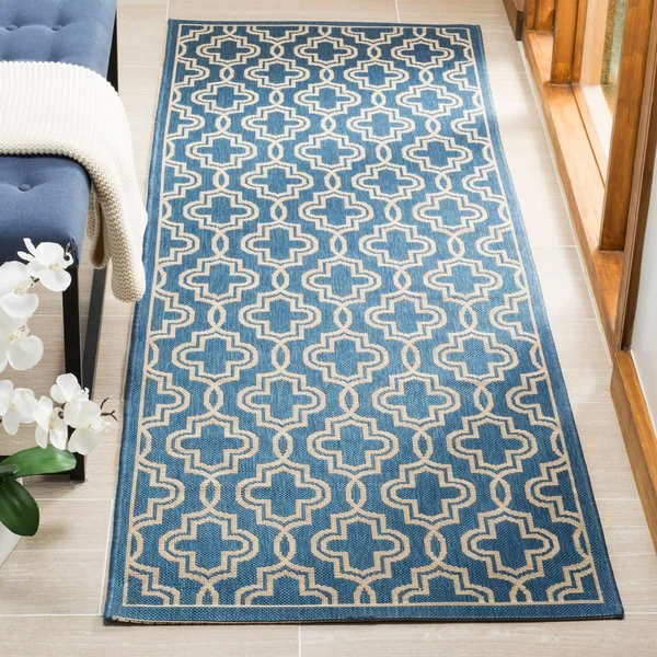 Safavieh Martha Stewart MSR4274-246 6&7x22 x 9&6x22 Anthracite, Beige Area Rug