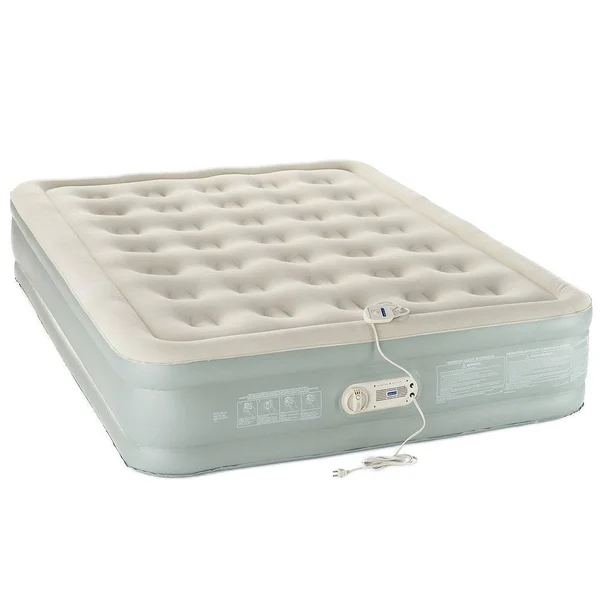 Aerobed Queen Size Premier Double High with Built-in Pump