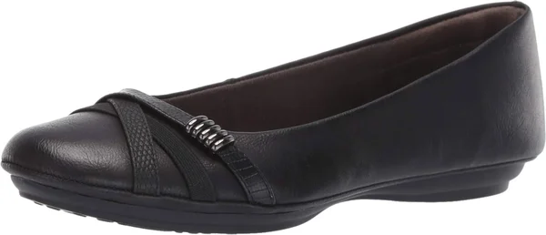 Eurosoft Black Shaina Flats