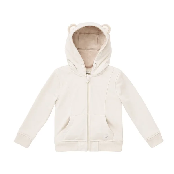 Kids& Cubcoats Bori The Bear Zip-Up Hoodie, Boy's, Size: 4-5, LT Beige