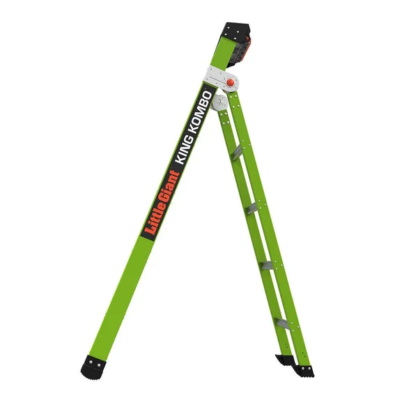 Little Giant 13610-001 King Kombo Pro Fiberglass Ladder IAA, 6&