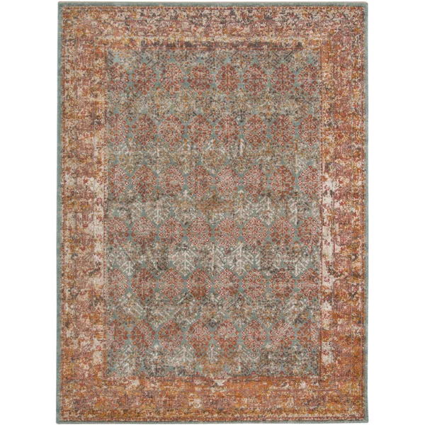 Amer Eternal ETE-15 3&11x22 x 5&11x22 Sea Blue Area Rug