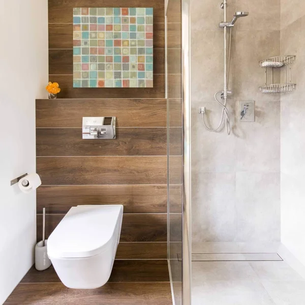'Sea Glass Mosaic' by Silvia Vassileva - Canvas Wall Art 37 x 37