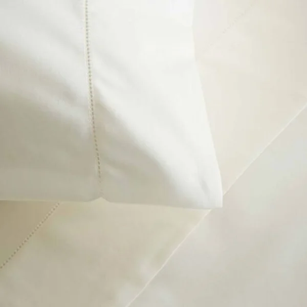 Frette Lux Percale Ivory Sheet Set