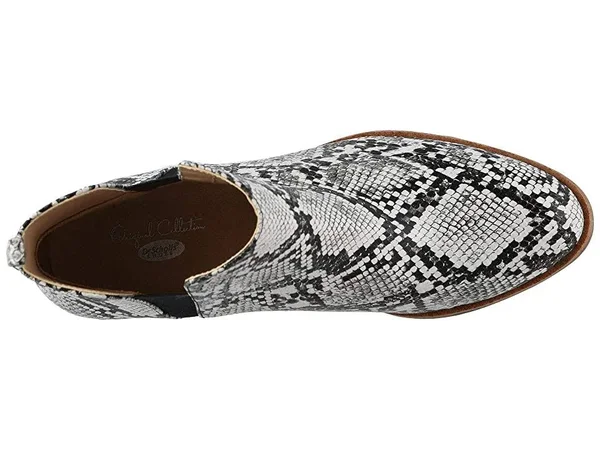 Dr. Scholl&s Amara - Original Collection Black/White Snake Print Leather - Size: 9