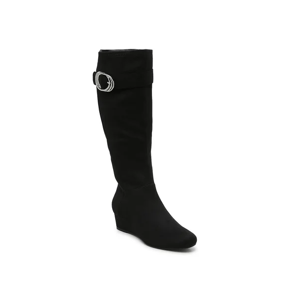 Impo Gavin Wedge Boot - Women's, Black, Size 8, Boots, Wedge