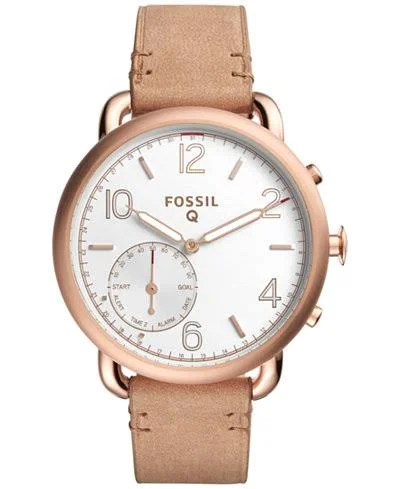 Fossil Q Tailor Gen 2 Women's Leather Hybrid Smartwatch - Light Brown