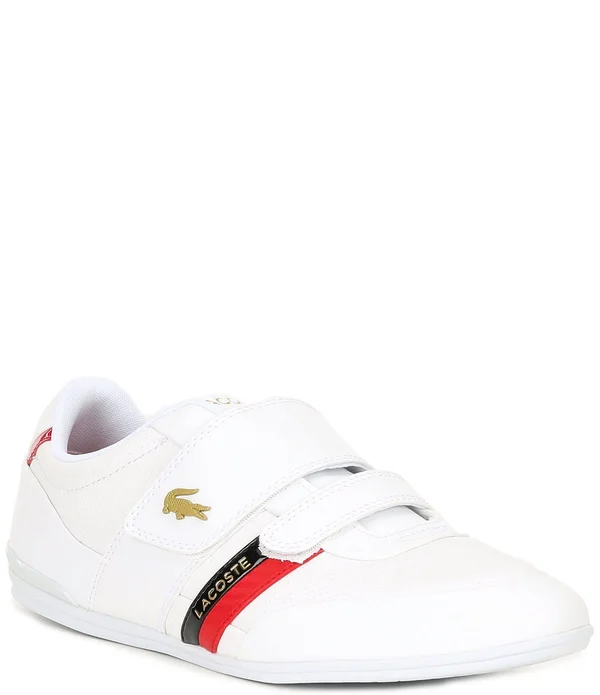 Lacoste Misano Strap 0120 1 Men's Shoes White/Red : 9 M