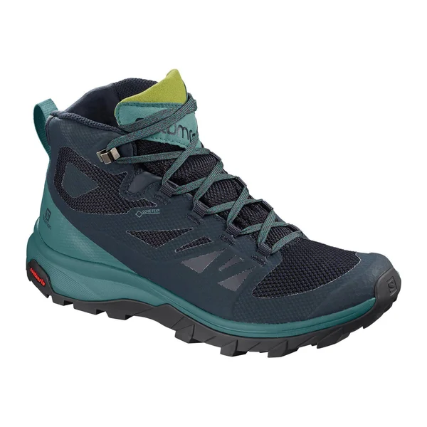 Salomon Women's Outline Mid GTX (10.5 Navy Blazer/Hydro/Guacamole)