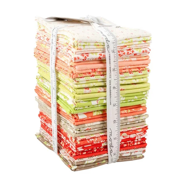 Moda Fabrics Strawberries & Rhubarb Fat Quarter Bundle, 18 x 22 inches