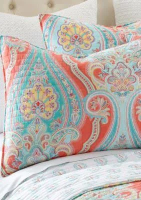 Levtex Home Greenwich Multi Quilt Reversible Set - Pink - Full/Queen