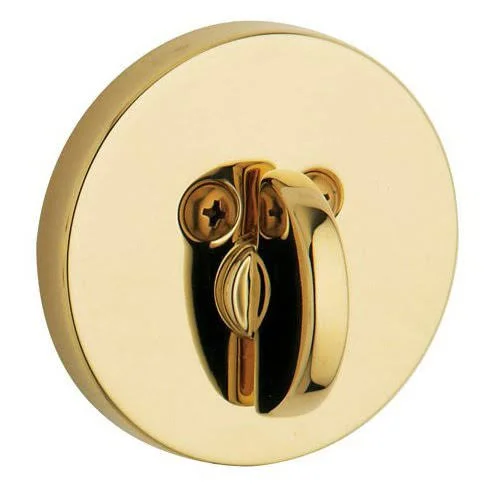 Baldwin 8241055PAT Contemporary One-Sided Deadbolt in Lifetime Polished Nickel