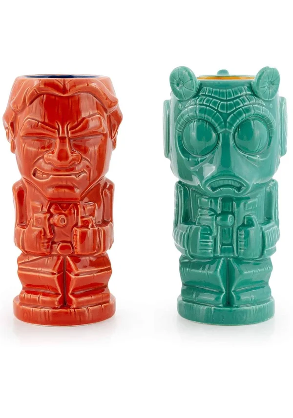 Geeki Tikis Star Wars Han Solo & Greedo Mugs - Star Wars Tiki Style