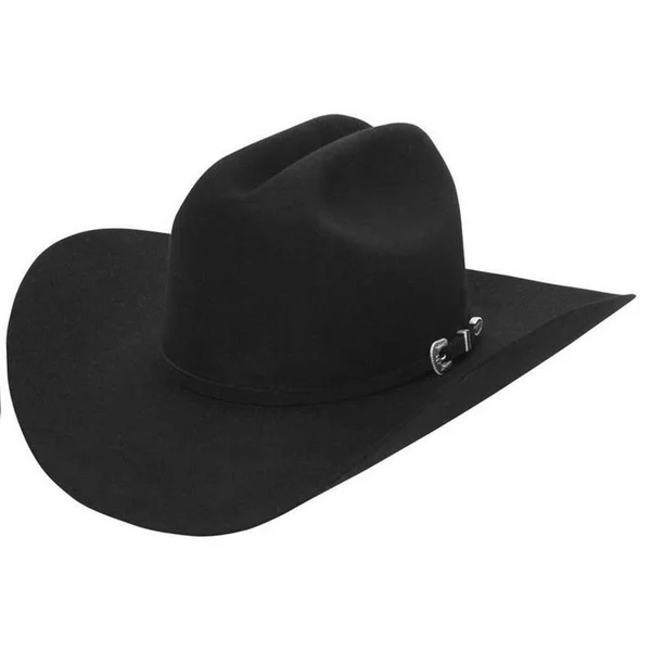 Stetson Skyline 6X Felt Cowboy Hat w/ 4 1/4x22 Brim - Black