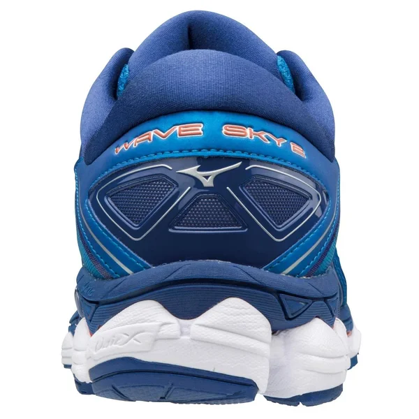Mizuno Wave Sky 2 Running Shoe - Men's Directoire blue/cherry Tomato