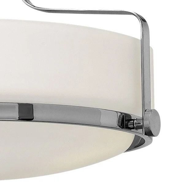 Hinkley Lighting 3643CM Harper Semi Flush Mount Light, Chrome