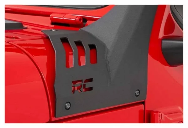 Rough Country Jeep 50-Inch Straight LED Light Bar Upper Windshield Kit w/ Dual-Row Black Series LED (2020 Gladiator JT - 18-20 Wr